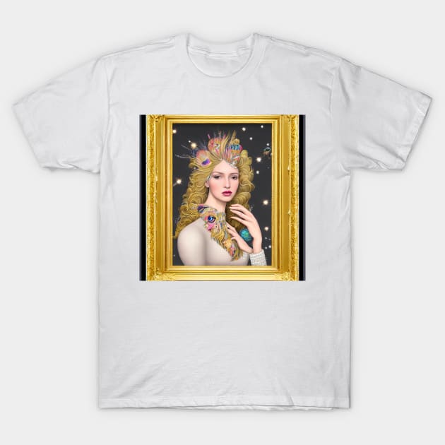 Surrealist Expression Peacock Blond T-Shirt by adorcharm